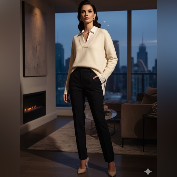 NWT Brochu Walker The Looker Layered Wool Cashmere Womens...